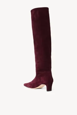 WALLY BOOT  PLUM SUEDE