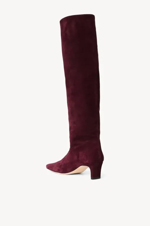 WALLY BOOT  PLUM SUEDE