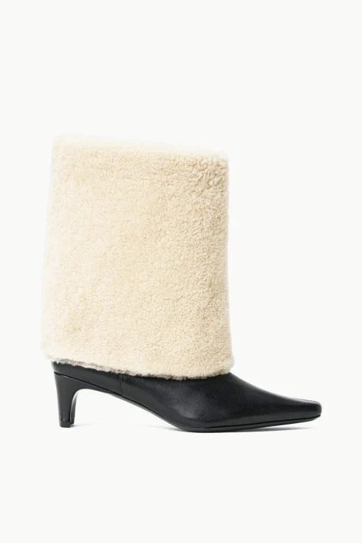 WALLY FOLDOVER BOOT  BLACK CREAM