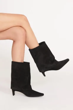 WALLY FOLDOVER BOOT  BLACK