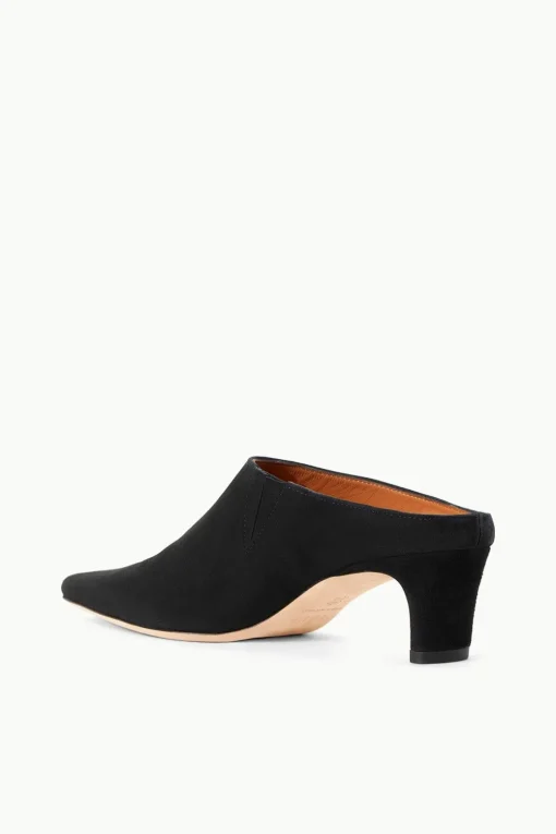 WALLY MULE  BLACK SUEDE