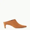 WALLY MULE  TAN SUEDE