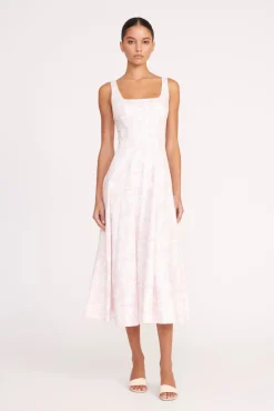 WELLS DRESS  IVORY CHERRY BLOSSOM TOILE