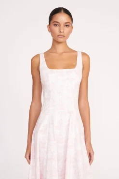 WELLS DRESS  IVORY CHERRY BLOSSOM TOILE