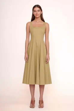 WELLS DRESS  KHAKI