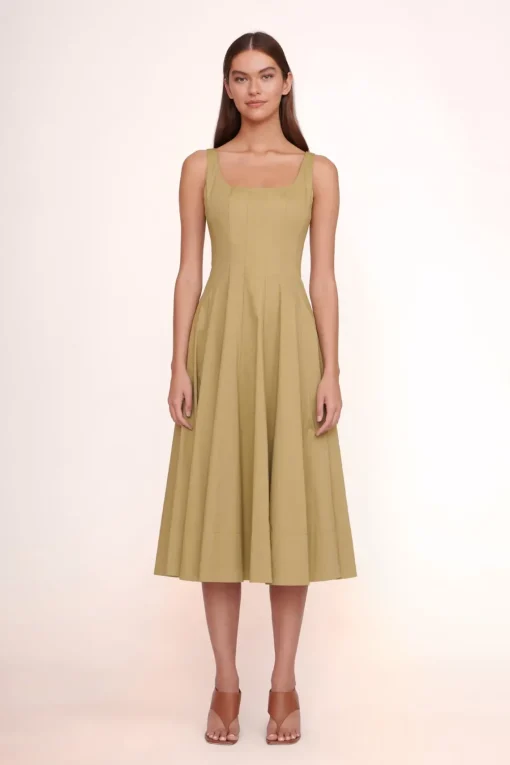 WELLS DRESS  KHAKI