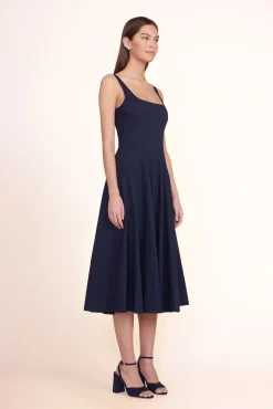 WELLS DRESS  NAVY