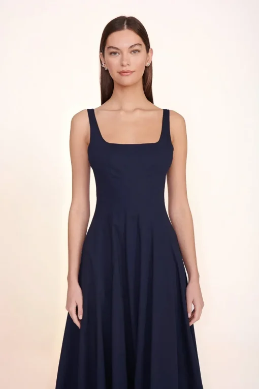 WELLS DRESS  NAVY