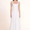 WELLS MAXI DRESS  WHITE