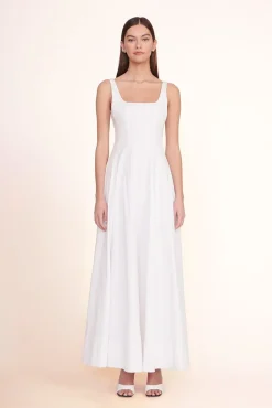 WELLS MAXI DRESS  WHITE
