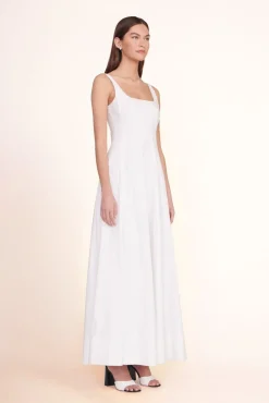 WELLS MAXI DRESS  WHITE