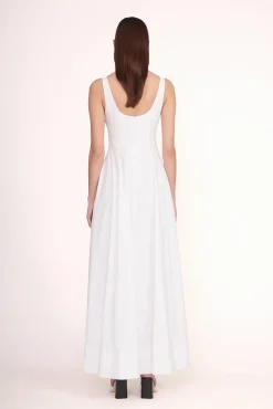 WELLS MAXI DRESS  WHITE