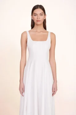 WELLS MAXI DRESS  WHITE