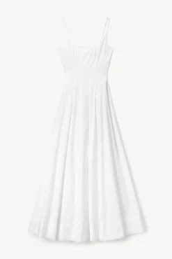 WELLS MAXI DRESS  WHITE