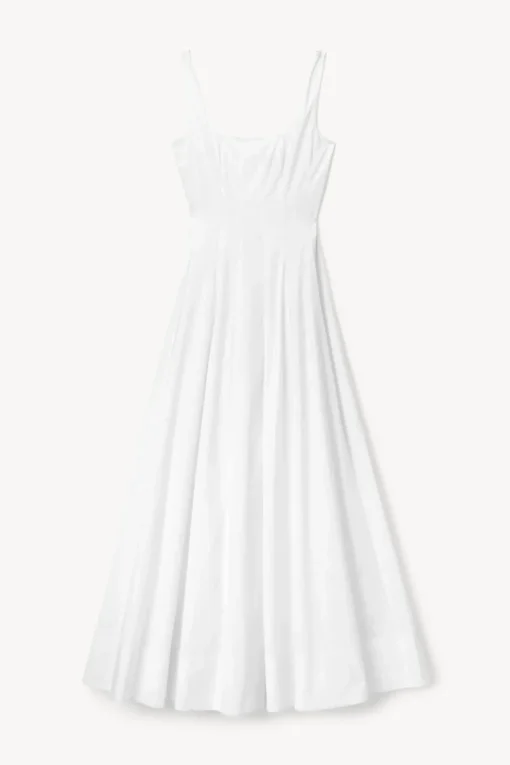 WELLS MAXI DRESS  WHITE