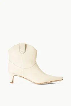 WESTERN WALLY ANKLE BOOT  CREAM