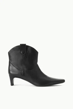 WESTERN WALLY ANKLE BOOT  BLACK