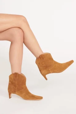 WESTERN WALLY ANKLE BOOT  TAN