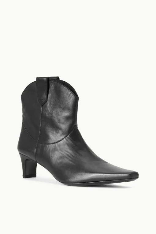 WESTERN WALLY ANKLE BOOT  BLACK