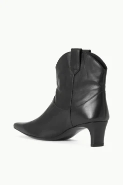 WESTERN WALLY ANKLE BOOT  BLACK
