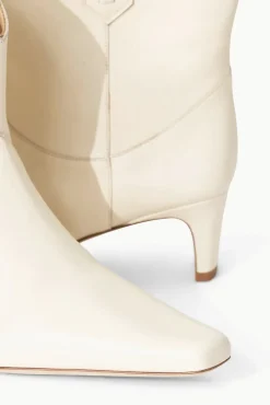 WESTERN WALLY ANKLE BOOT  CREAM