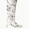 WESTERN WALLY BOOT  BLACK & WHITE HAIRCALF