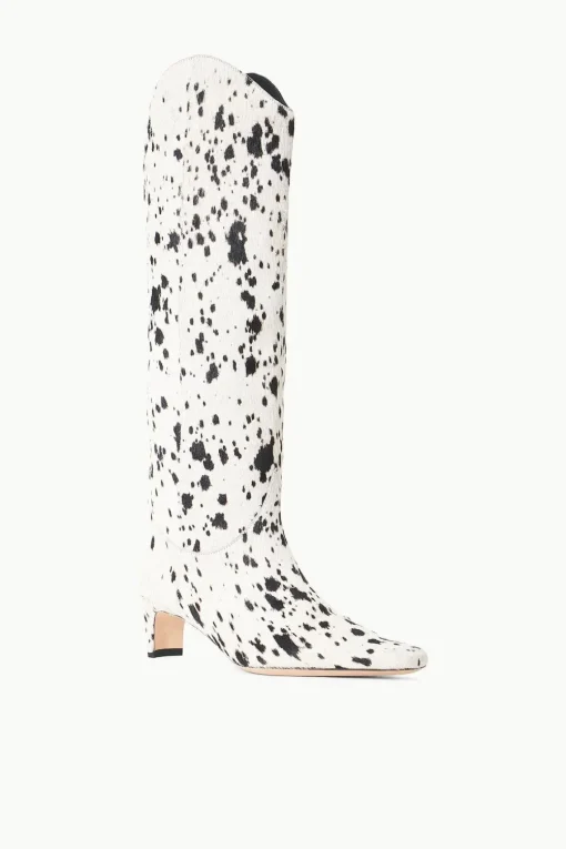 WESTERN WALLY BOOT  BLACK & WHITE HAIRCALF
