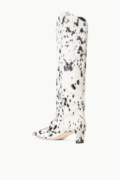 WESTERN WALLY BOOT  BLACK & WHITE HAIRCALF