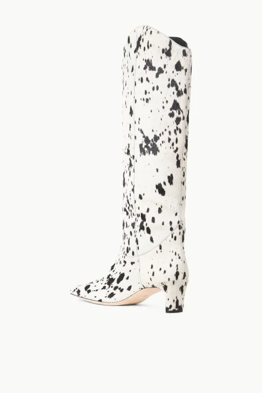 WESTERN WALLY BOOT  BLACK & WHITE HAIRCALF