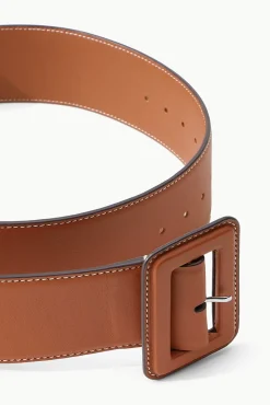 WIDE WAIST BELT  TAN