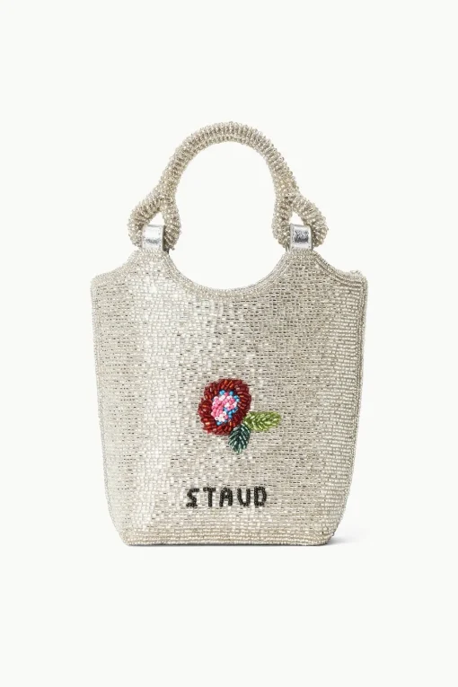 ZOE BEADED BAG  DIAMOND ROSE