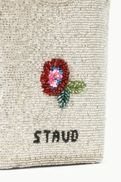 ZOE BEADED BAG  DIAMOND ROSE