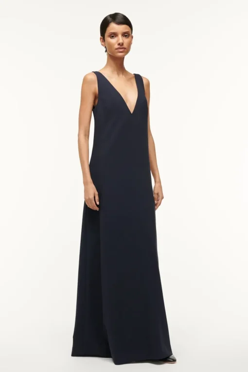 ZORA DRESS  NAVY