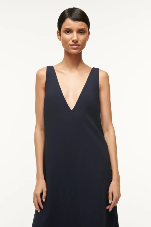 ZORA DRESS  NAVY